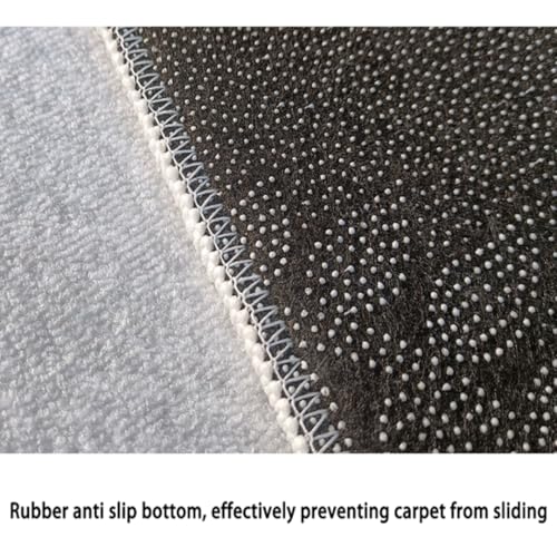 Tapis en peluche dense grand format epais et isolant pour confort de sol
