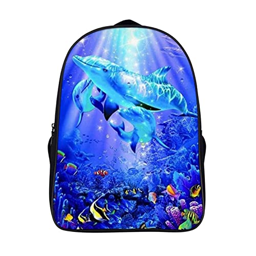 Sac d'école cool 3D dauphin le cadeau parfait pour émerveiller vos enfants à la rentrée