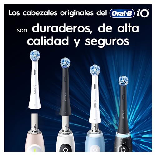 Oral-B Series iO Ultimate Clean Cabezales De Recambio Originales, Pack de 10 Recambios Negros Para Cepillos De Dientes Eléctricos Oral-B iO, Eliminación Profunda De La Placa Bacteriana - imagen 9