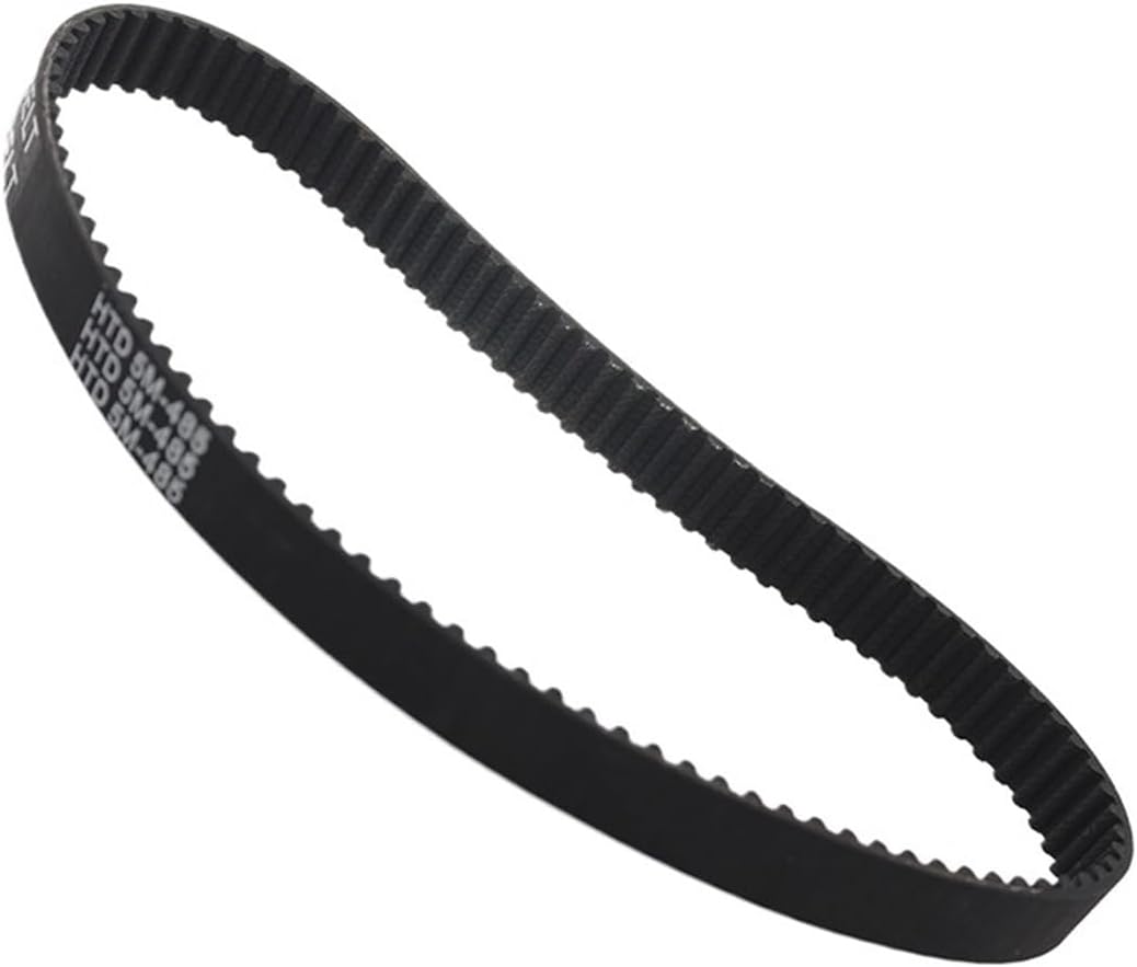 HTD5M Rubber Belt 5M-450/455/460/465/470/475/480/485/490/495mm Pitch Length 15/20/25mm Width Belt for Machine