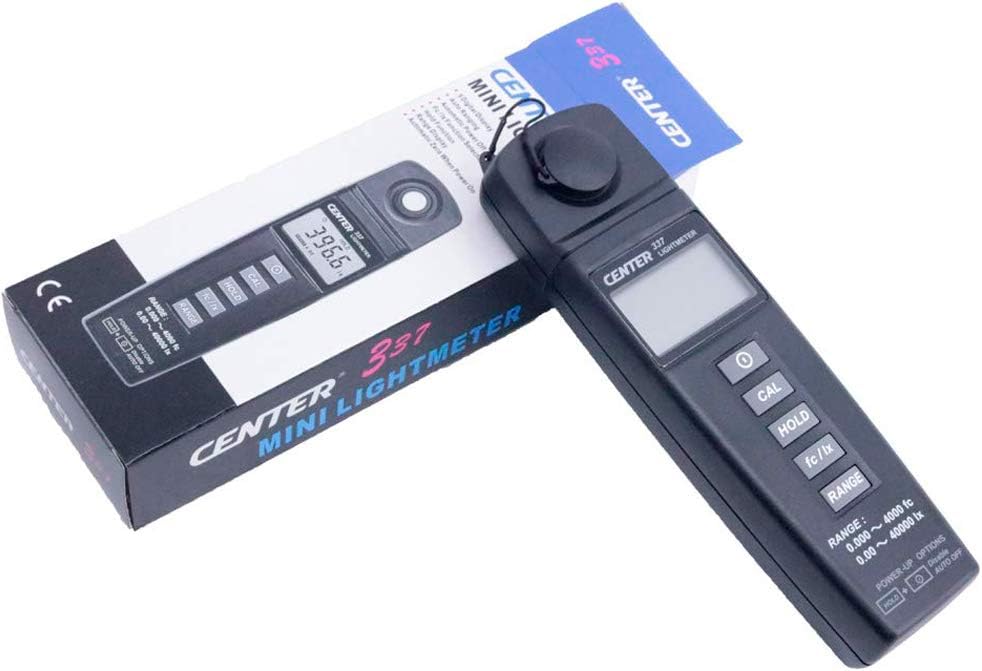 CENTER-337 Digital Light Meter 5 Digital Display Light Range: 0.000~1000fc