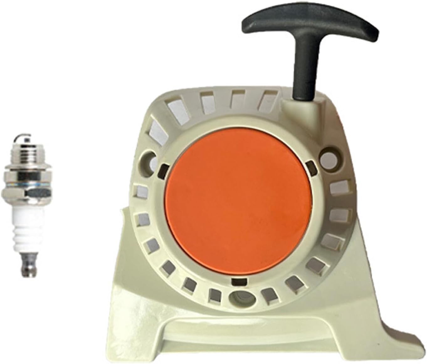 Recoil Starter Assembly + Spark Plug (41801904002) for STIHL FS91 FS111 FS131 KM91R KM111R KM111R KM131R String Trimmer