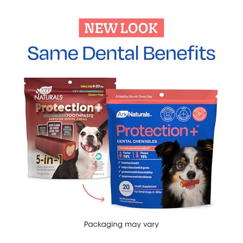 Ark Naturals Protection Plus Brushless Toothpaste for Medium Breeds, 18 oz Bag, Dog Dental Chew with Toothpaste Center, Prevent Plaque & Tartar, Freshen Breath by ARK NATURALS - Image 5