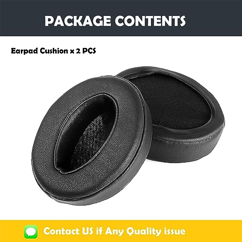Almohadillas de reemplazo compatibles con audífonos JVC HA-S78BN, HA-S87BN, HA-S88BN, HA-S90BN. Almohadillas premium con cuero proteico más suave y espuma viscoelástica miniatura 5