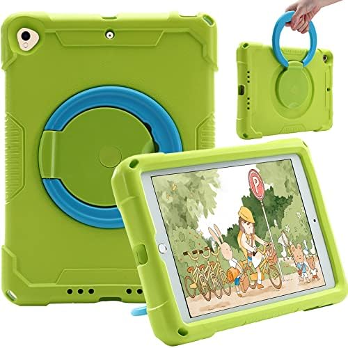FANSONG iPad Case 10.2 inch, Cover for iPad 9th 2021 8th 2020 7th Gen Air 3rd Pro 10.5 inch 2017 Kids with 360° Stand Handle Shoulder Strap Shockproof Protective EVA for iPad 9 8 7 Air 3 Pro 10.5inch