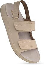 NoStrain High Arch Support Sandals for man | Dual hook & loop closure | flexible fitting back strap | Top-grade leather upper | premium suede leather Insole | Lightweight & Durable