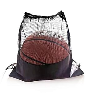 Syuantech Multifunktions-Fußball Fußball Basketball Sportball Ausrüstung Mesh Rucksack Schulter Kordelzug Tasche für Das Training im Fitnessstudio Schwimmen Trainieren