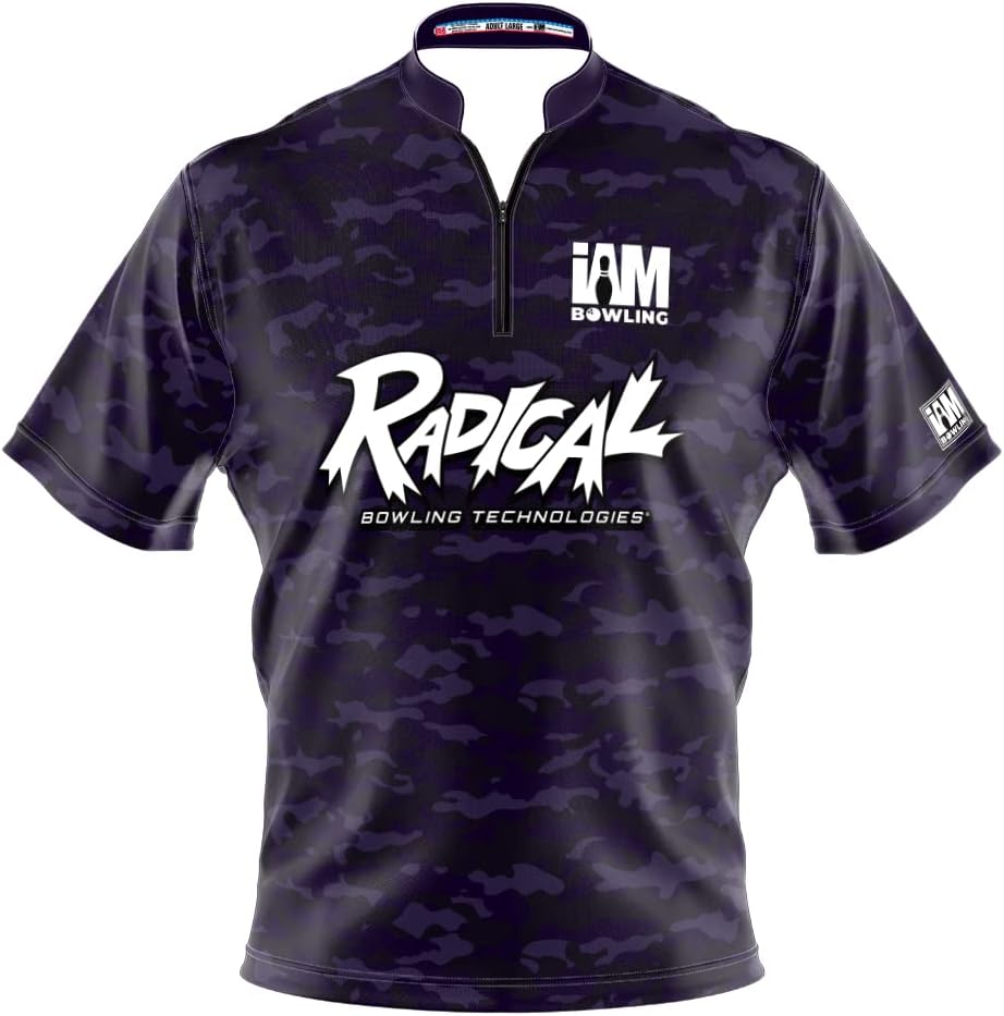 Logo Infusion Dye-Sublimated Bowling Jersey (Sash Collar) - I AM Bowling Fun Design 2043-RD - Radical -CAMO