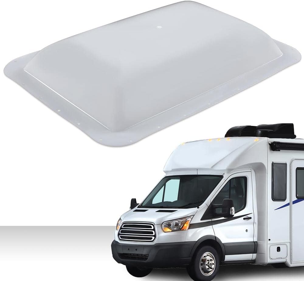 CHEDA Replacement Skylight Cover White 14" X 22" Compatible with RV Skylight Camper Skylight Food Truck Skylight