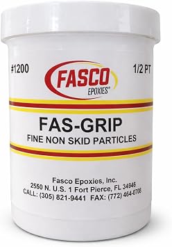 FAS-GRIP Anti-slip Paint Additive for Floor Coatings FINE Non-Skid Particles - Half Pint for 1 gallon