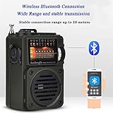 Oikabio Radio Player -700,FM/AM/SW/Full Band Reception, Airband Radio Support Bluetooth, TF Card Playback B - Image 4