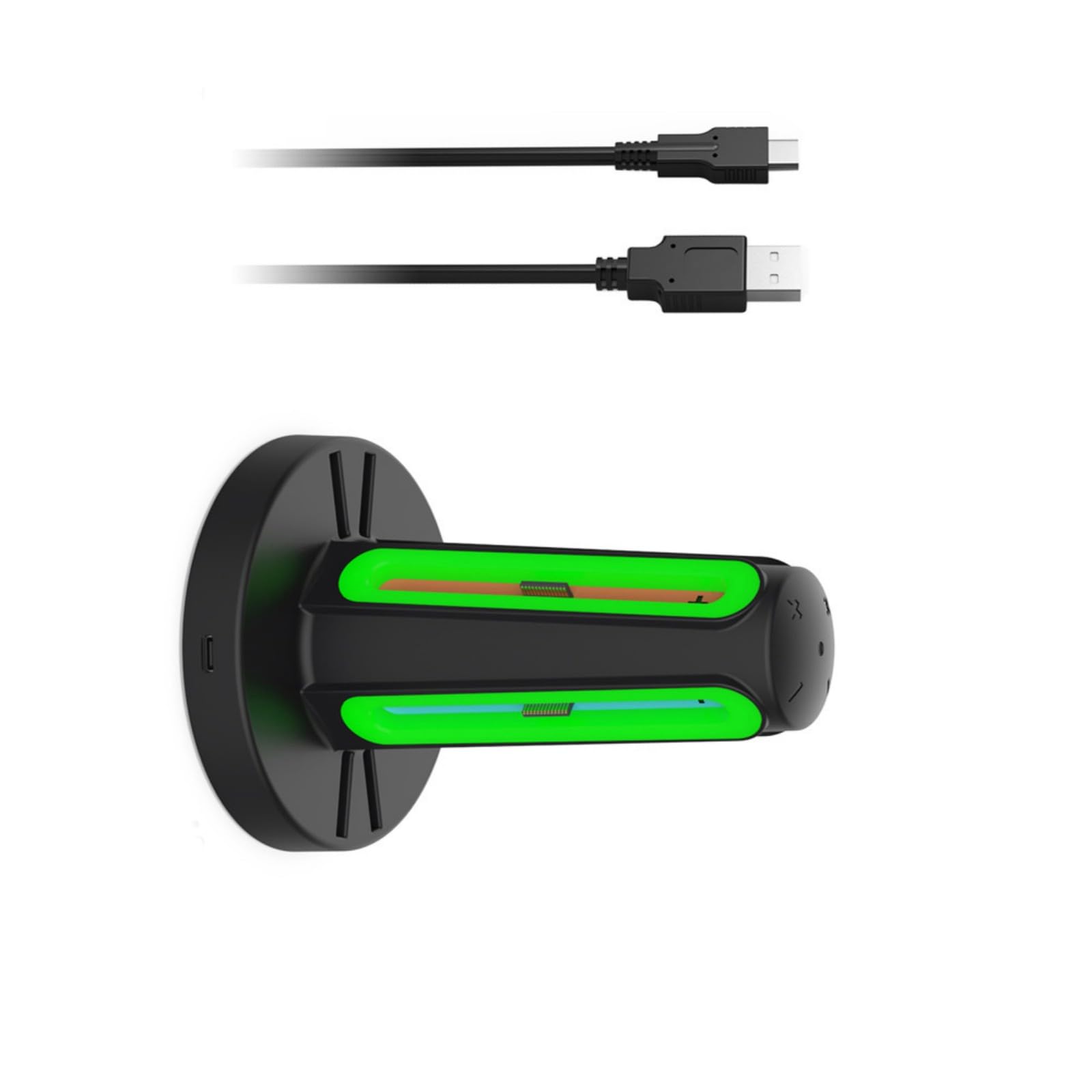 Supporto di ricarica 4 in 1 per controller di gioco Supporto magnetico per stazione di ricarica con luce LED