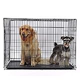 Photo Gallery godfsahg gabbia per cani in metallo da 48 pollici, gabbia pieghevole in metallo, cuccia per cani da interno ed esterno, facile da pulire, adatta ad animali di taglia media e grande (122 * 7 Photo Gallery godfsahg gabbia per cani in metallo da 48 pollici, gabbia pieghevole in metallo, cuccia per cani da interno ed esterno, facile da pulire, adatta ad animali di taglia media e grande (122 * 7