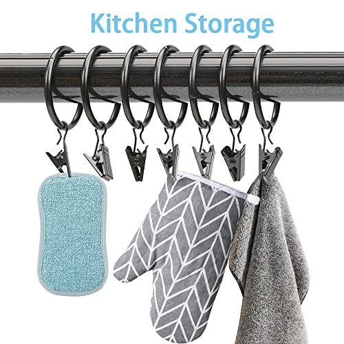 16 ganci per tende di grandi dimensioni in