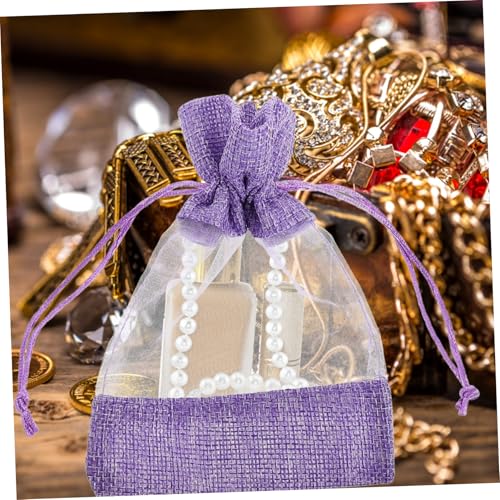 10 bolsas vacías para saquitos de lavanda recargables miniatura 4