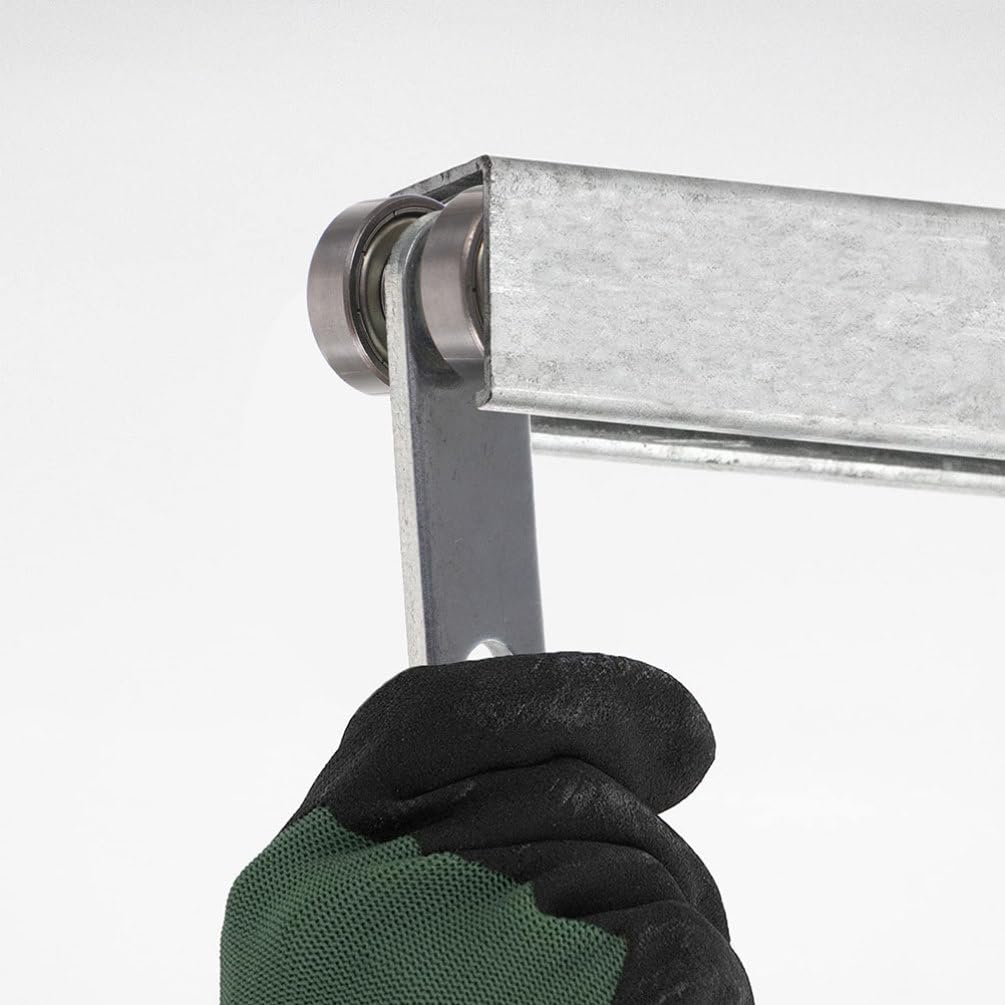 Generic Trolley Assembly Roller: 2 Wheel Trolley Rollers Strut Channel Trolley Hardware for Strut Channel,Wheel Outer Diameter: 22mm,2 pcs