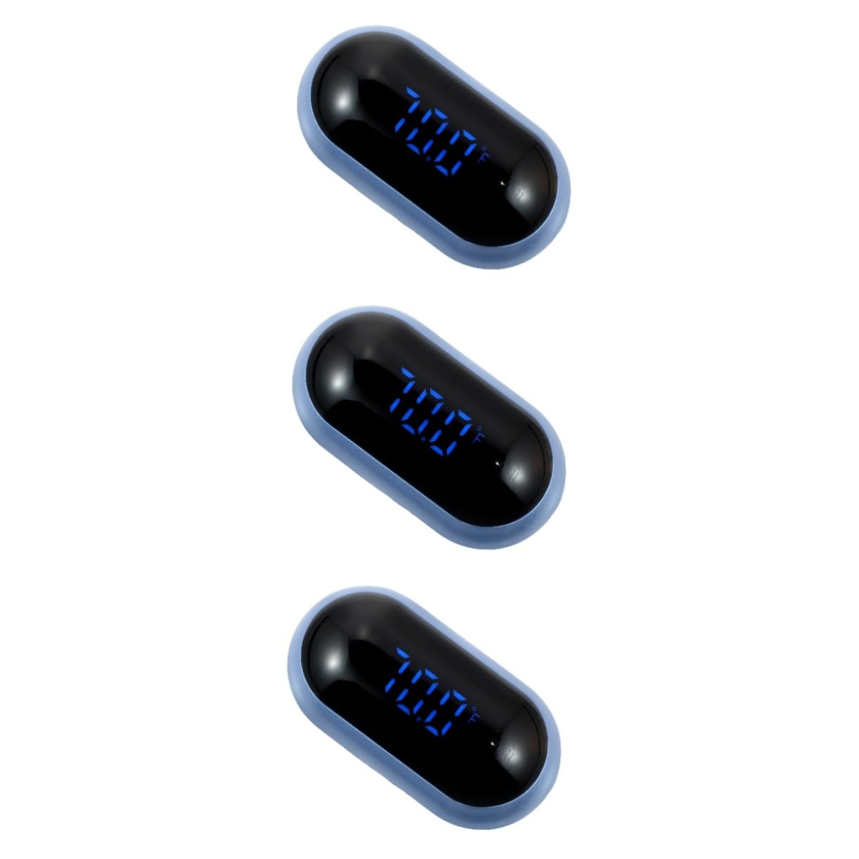 BESPORTBLE 3pièces Thermomètre Numérique Pour Aquarium Outil De Mesure De Température De Eau Design Adhésif Miniature Précision Et Durabilité Parfait Pour Suivi Température Des