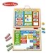 Price comparison product image Melissa & Doug My First Daily Magnetic Calendar Developmental Toy Magnetic Activities 3+ Gift for Boy or Girl