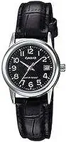 Relógio Feminino Casio Analógico LTP-V002L-1BUDF - Prata/Preto