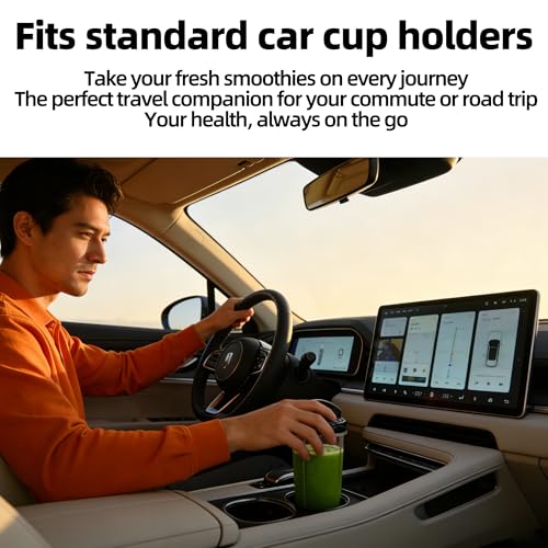 Personal Blender for Smoothies and Shakes, 2-in-1 Bullet Grinder with 24oz To-Go &10oz Cup Portable Ice Crushing Mini, BPA-Free&Dishwasher Safe, Protein Shake Maker,Silver - Image 3