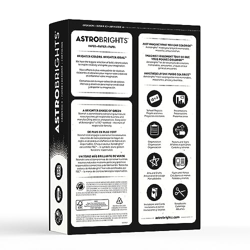 Astrobrights® Card Stock, Stardust White, Letter (8.5" x 11"), 65 Lb, Pack Of 250 by Neenah - Image 3