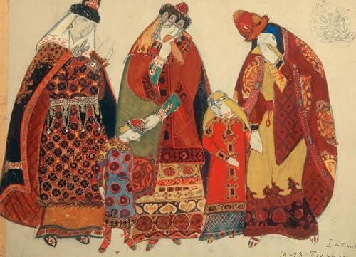 Pintura murales decor Borodin Igor de Nikolai Roerich cuadro de lienzo grande 60x90cm