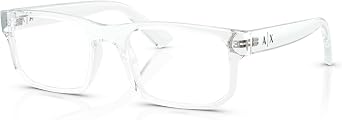Armani Exchange mens Ax3135 Rectangular Prescription Eyewear Frames