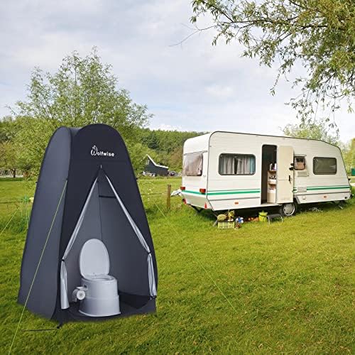 WolfWise Pop Up Privacy Shower Tent Portable Outdoor Sun Shelter Camp Toilet Changing Dressing Room