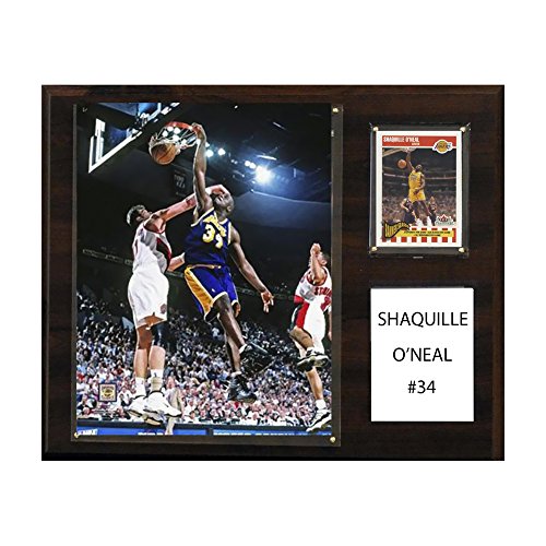 C&I Collectables NBA Los Angeles Lakers Shaquille O'Neal Player Plaque, 12 x 15-Inch