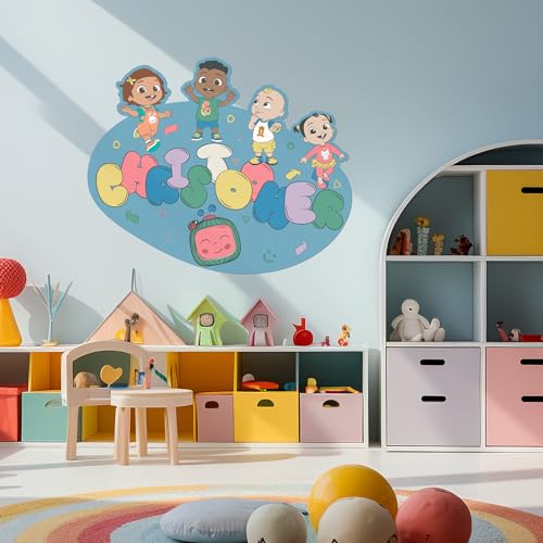 Decoración de pared infantil CoComelon personalizada