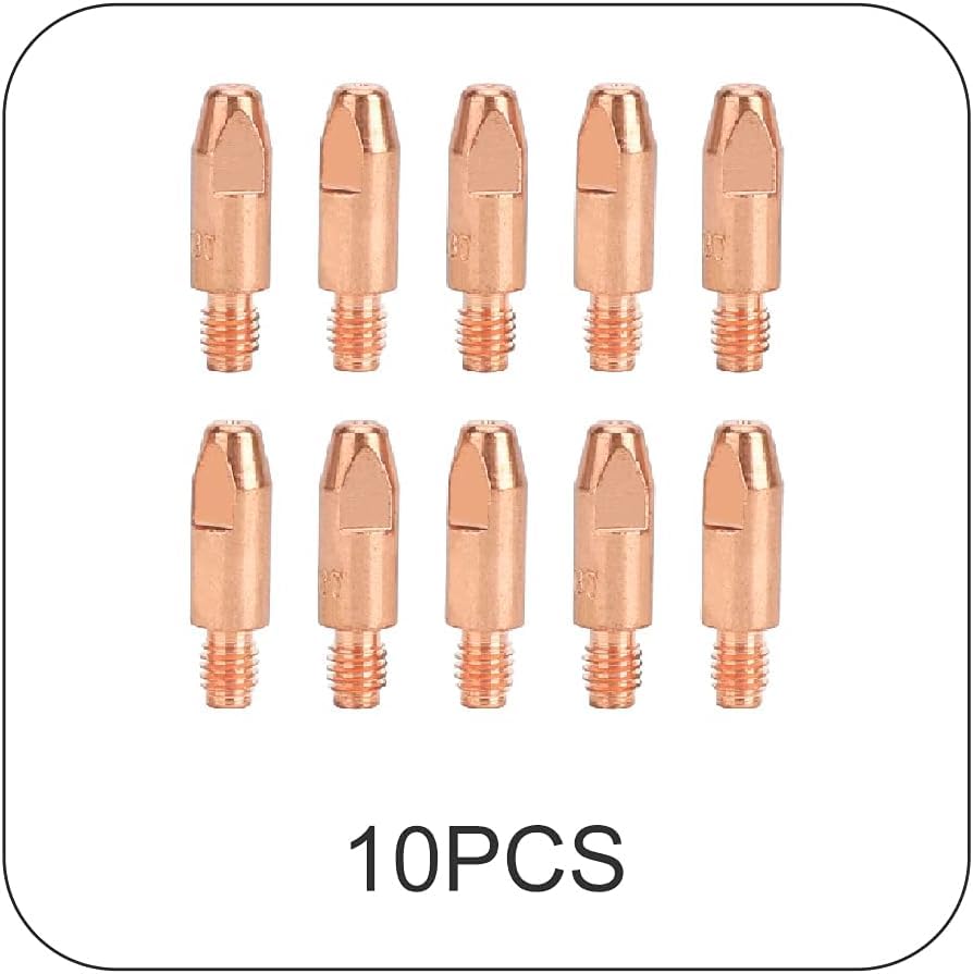 MBI MIG Torch Contact Tip For Mig Welding Torch, Mig Welder 10-Pack,Copper, (M8*30 * 0.8mm) (B0CFTZDY13) Amazon Price History, Amazon Price Tracker