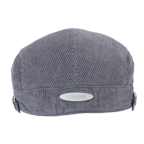 Image of FabSeasons Cotton Ivy Flat Golf Cap - Classic Newsboy Gatsby Hat for Men
