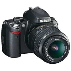 Nikon D60 Appareil photo numérique Reflex 10.2 Kit Objectif AF-S DX VR 18-55 mm Noir