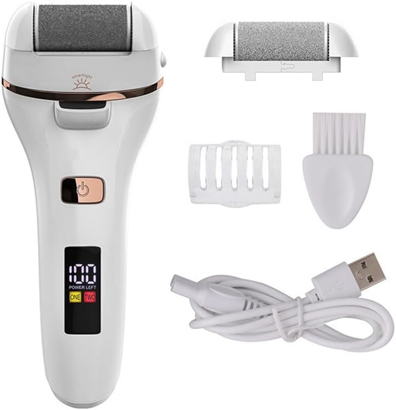 Electric Foot Grinder, Repairer, Calluses Remover with Digital Display(OneColor)