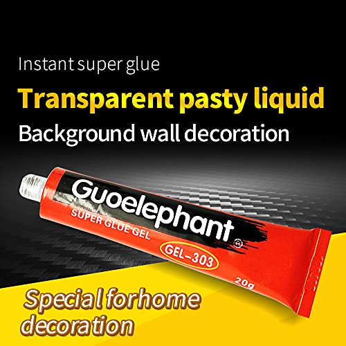 Super Glue All Purpose Adhesive,Super Glue Gel,Instantly Strong Adhesive For Bonding Glass,Mirror,Metal,Plastic,Rubber,Rock,Wood,Leather,Ceramics,Toys,Aquarium Glue.multipurpose For Industrial Glue #TOP1