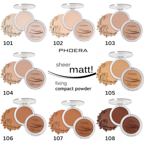 Noble Gifts - Compact Fixing Powder, Sheer Matt Setting Powder with Vitamin E, Long Lasting Pressed Make Up Foundation (203 - Nude) - Image 2
