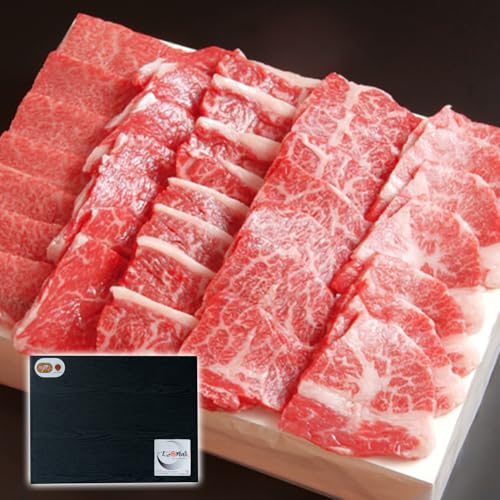 いろは精肉店 近江牛 赤身 焼肉用 1kg 5〜6人前(贈答用黒箱) ブランド牛 牛肉 お歳暮 ギフト プレゼント お祝い 贈り物 F-G05