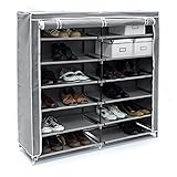 Espacio para 36 pares de zapatos, ideal para el pasillo, vestíbulo y corredor
