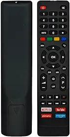 Controle Remoto compatível com Philco Smart TV, botão Netflix, YouTube, Globoplay, Prime Video, Substituto Universal