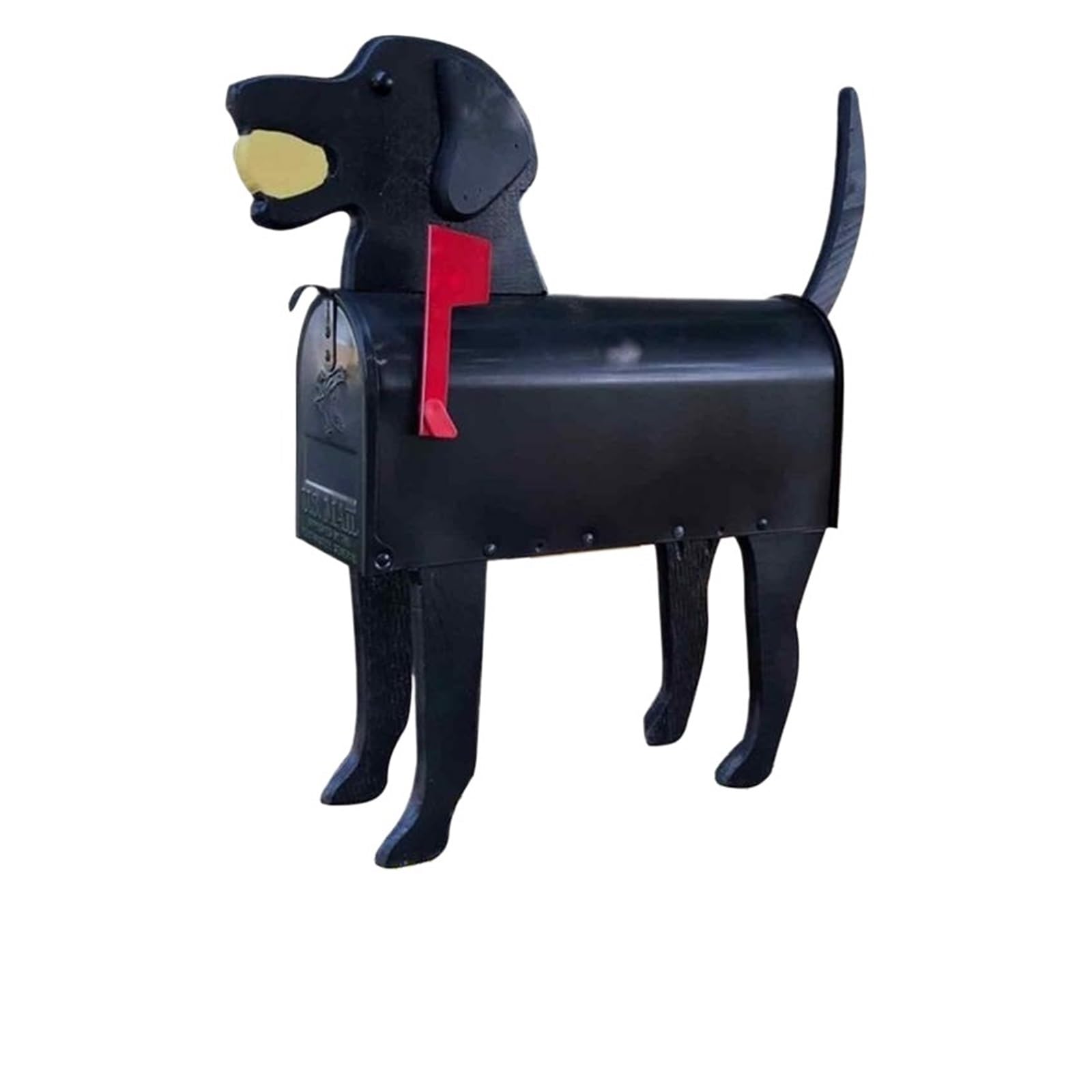 Post Box Garden Animal Shape Mailbox Weatherproof Dog And Pig Postal Box For Farm Yard Patio Creative Outdoor Decor(Labrador mailbox)