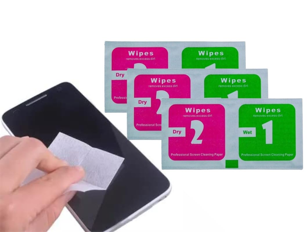 30 Wet and Dry Cleaning Small Wipes for Camera Lens Mobile Phone Smart Watch Tempered Glass for Crystal Clear Display-W09-picture-18
