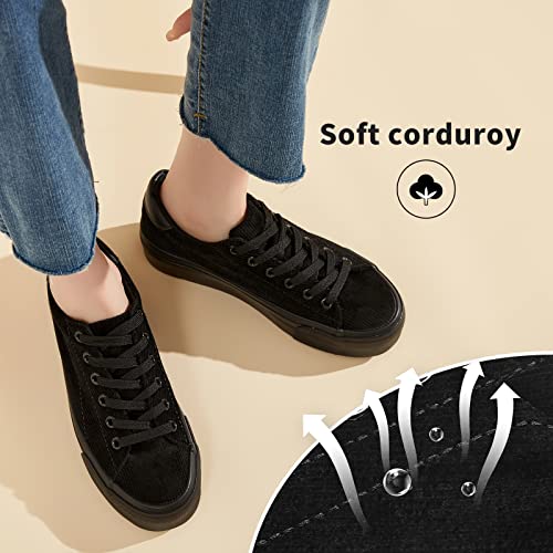 THATXUAOV Womens Platform Sneakers White Tennis Shoes Casual Low Top Fashion Sneakers - Image 4