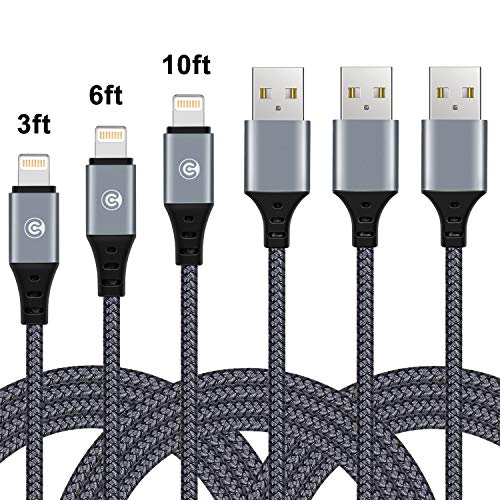 Phone Charger,Nylon Braided Charging Cord to USB Cable Compatible Phone 11 X 8