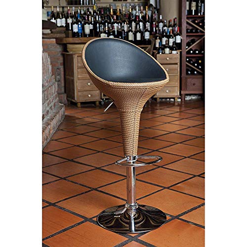 Banqueta Tulipa Em Rattan Mor