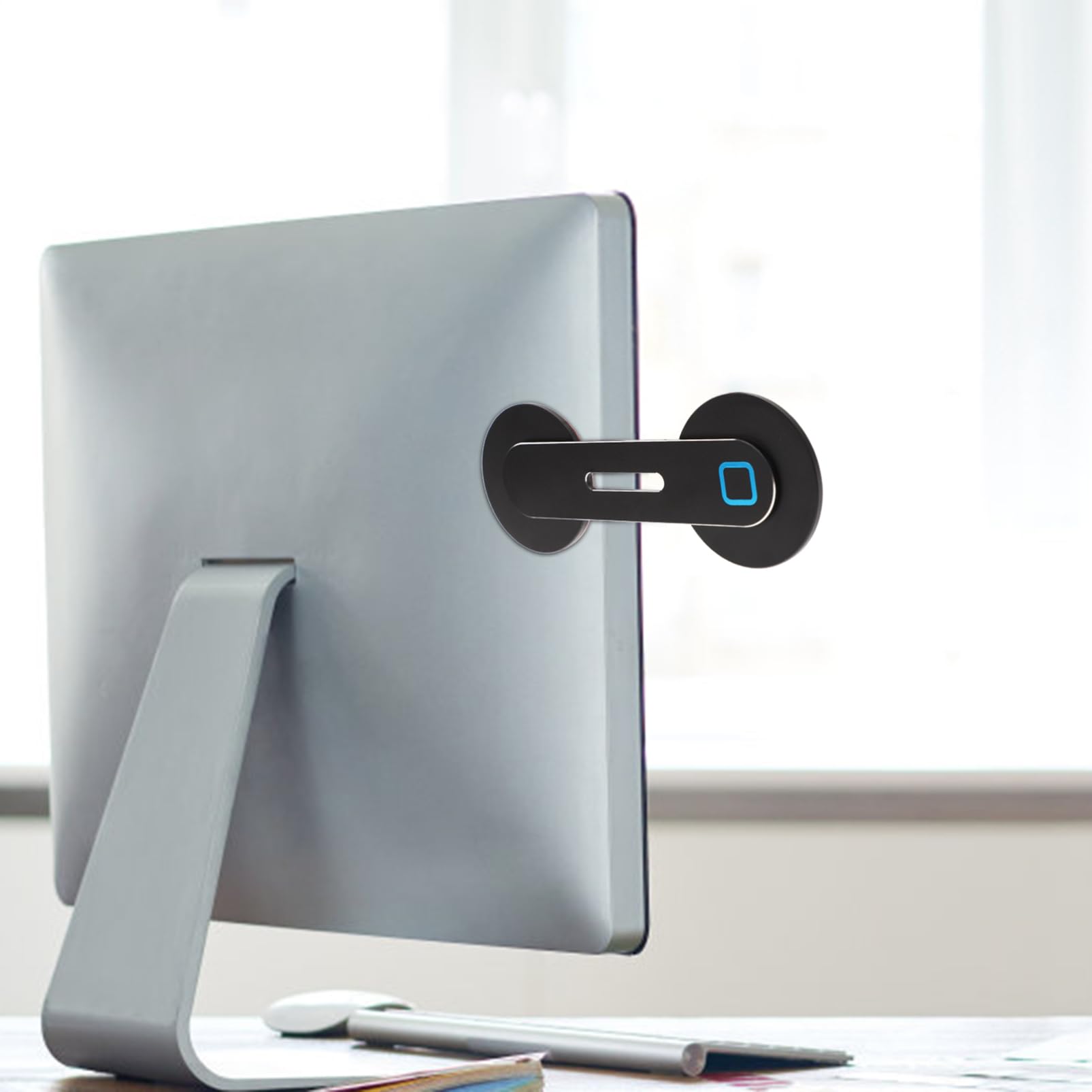 OSALADI 2pezzi Supporto Magnetico Per Smartphone e Laptop Lega Di Alluminio Design Compatto e Portatile Per Auto e Uso Domestico