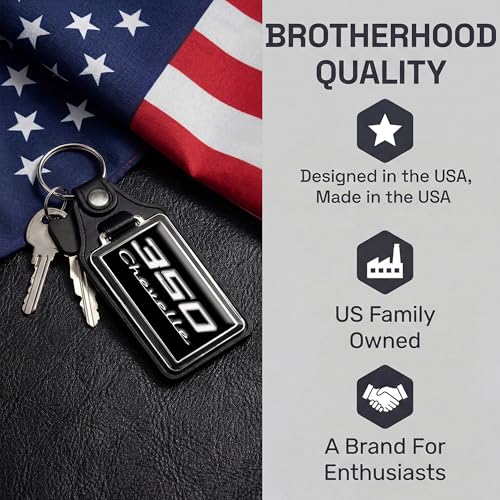 Image of Brotherhood Car Key Chain for Chevelle - Classic Models Keychain for Men and Women Gift Key Ring