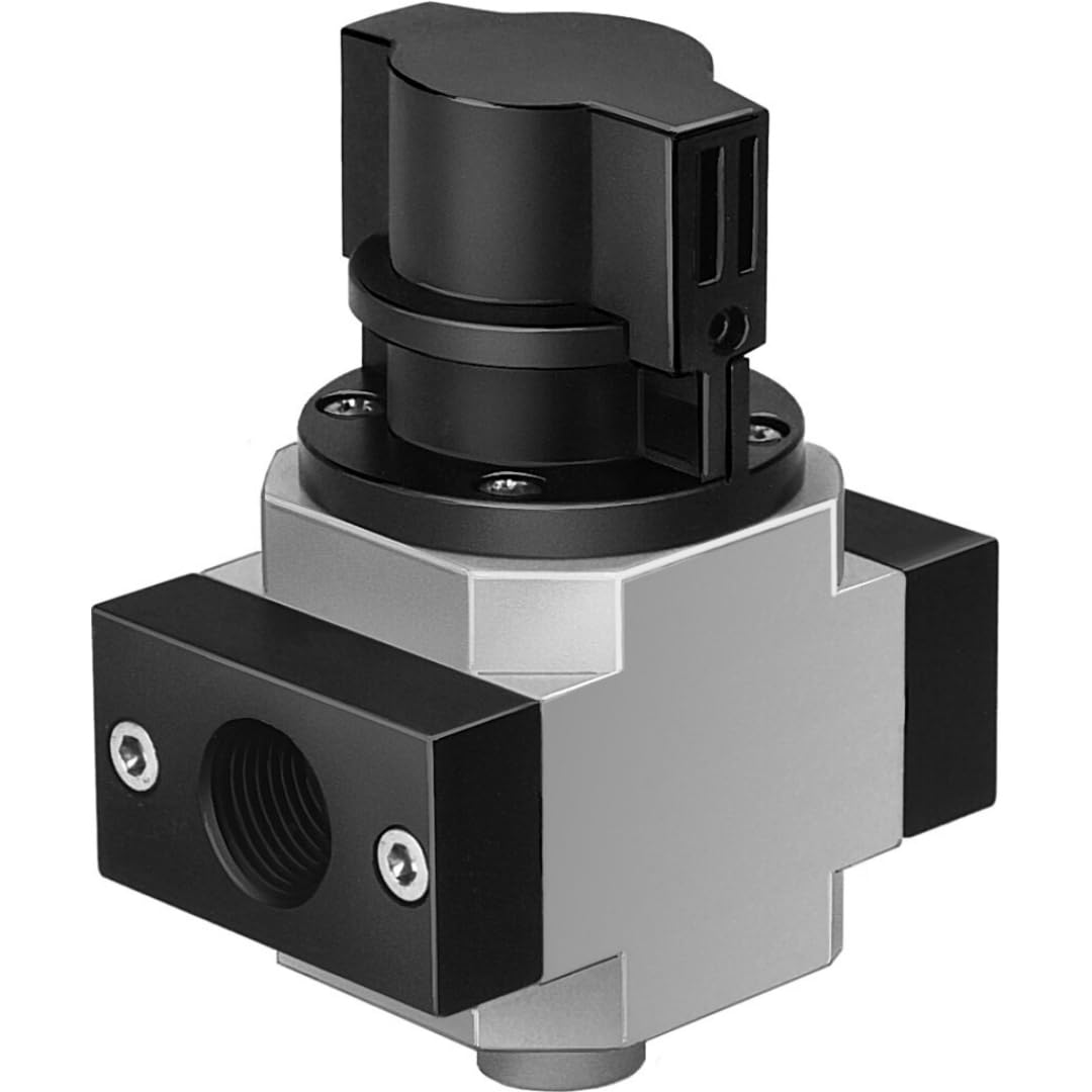 Ttcocow Silvery Original He-1/4-D-Mini 162807 On/Off Valve