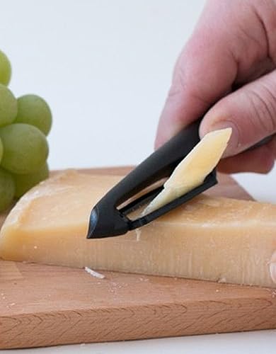 Miniatura 4 de Cestari Kitchen - Pelador de verduras con hoja de cerámica afilada - Mango ergonómico ligero - Paquete de 2 a 1 color negro 1 rojo