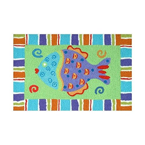Tropical Reef Kissing Fish JellyBean Accent Rug Amazon.in