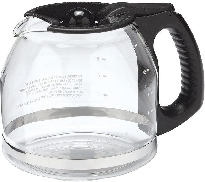 Replacement for Mr Coffee PLD12-1 Replacement 12 Cup Carafe Coffee Maker Pot BVMC-SJX33GT SJX33